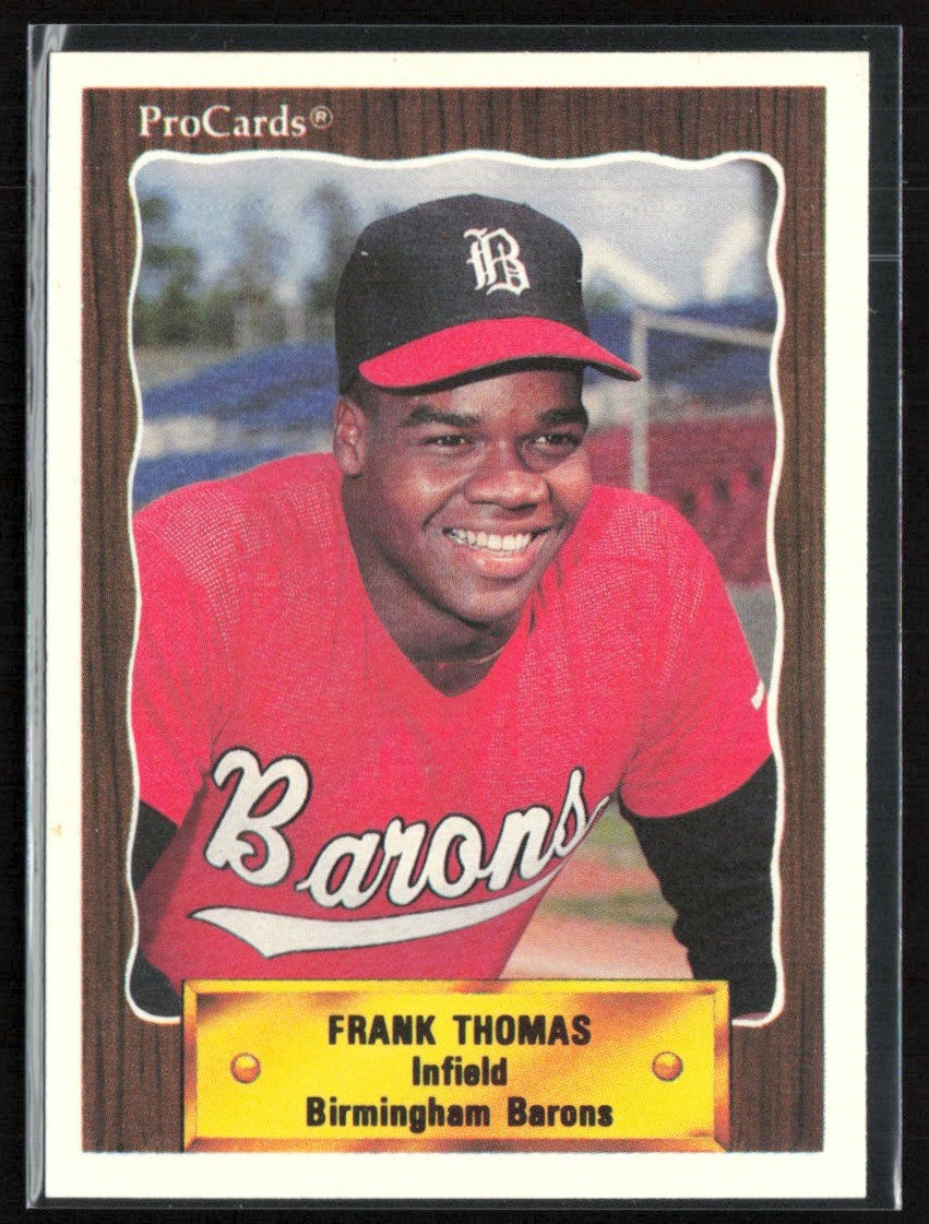 Frank Thomas 1990 ProCards #1116 Birmingham Barons