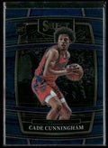 Cade Cunningham 2021 Panini Select Concourse Retail Blue RC #11 Detroit Pistons