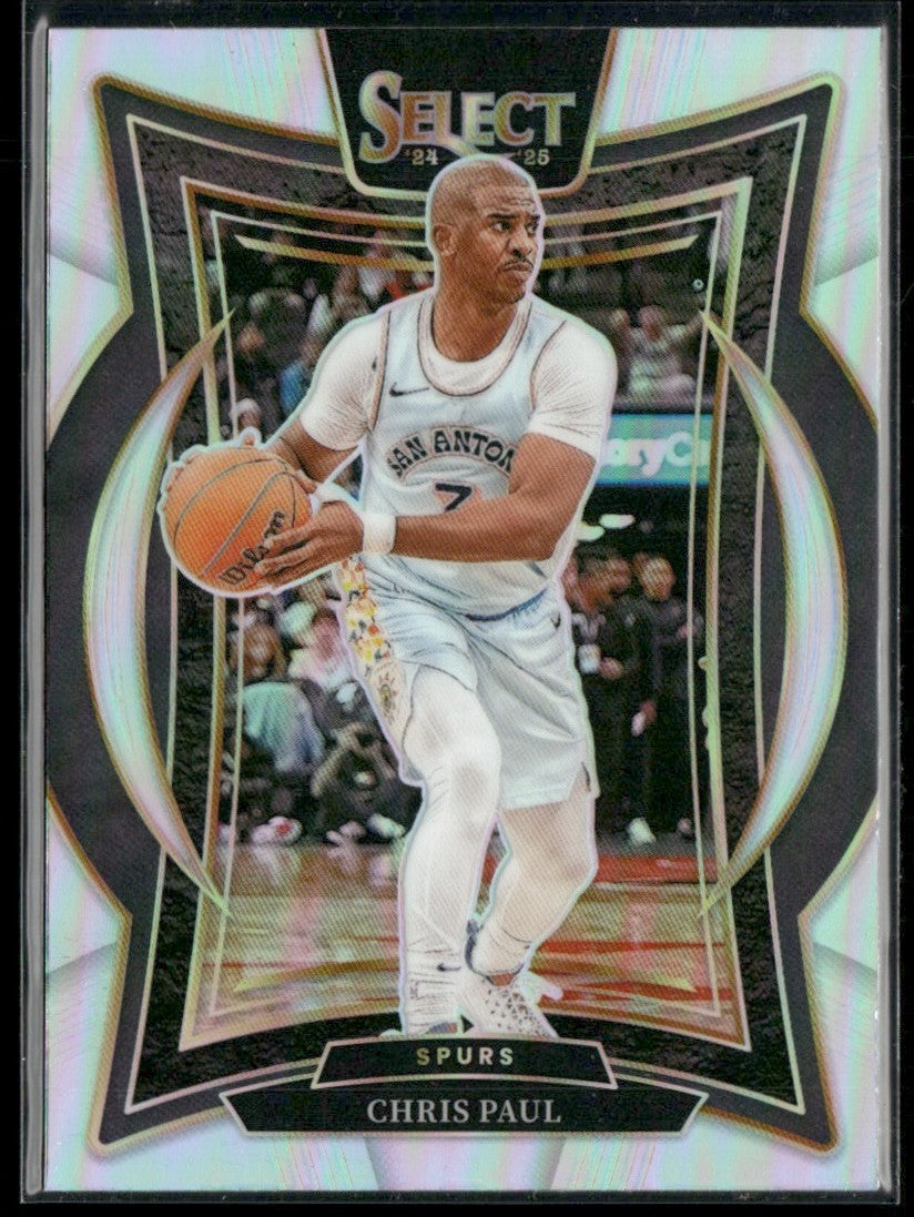 Chris Paul 2024 Panini Select Silver Prizm #22 San Antonio Spurs