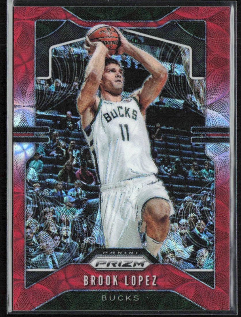 Brook Lopez 2019 Panini Prizm Choice Red /88 #234 Milwaukee Bucks