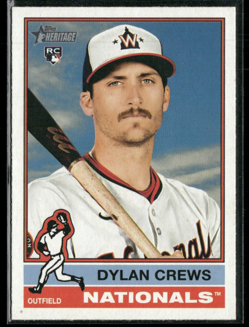 Dylan Crews 2025 Topps Heritage RC #247 Washington Nationals