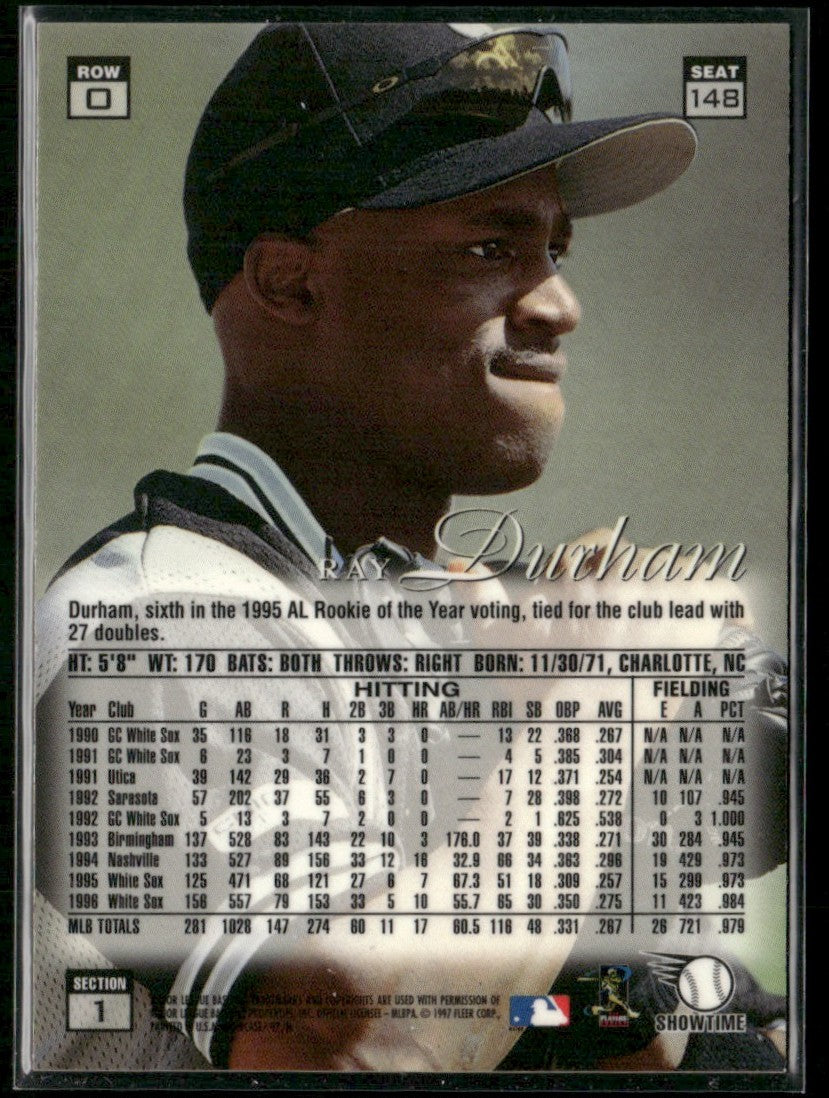 Ray Durham 1997 Fleer Skybox Showcase Row 0 #148 Chicago White Sox