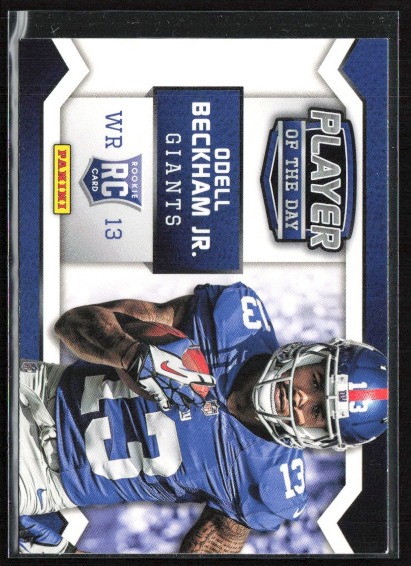 Odell Beckham Jr. 2014 Panini Player of the Day RC #RC-8 New York Giants