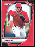 Dylan Crews 2025 Panini Prizm Red RC /299 #73 Washington Nationals