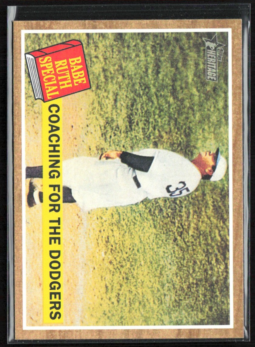 Babe Ruth 2011 Topps Heritage #142 Brooklyn Dodgers