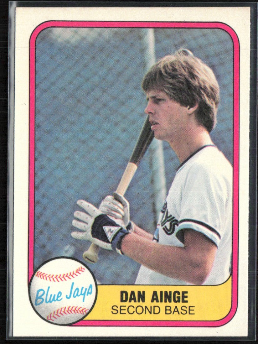 Dan Ainge 1981 Fleer RC #418 Toronto Blue Jays