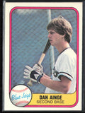 Dan Ainge 1981 Fleer RC #418 Toronto Blue Jays