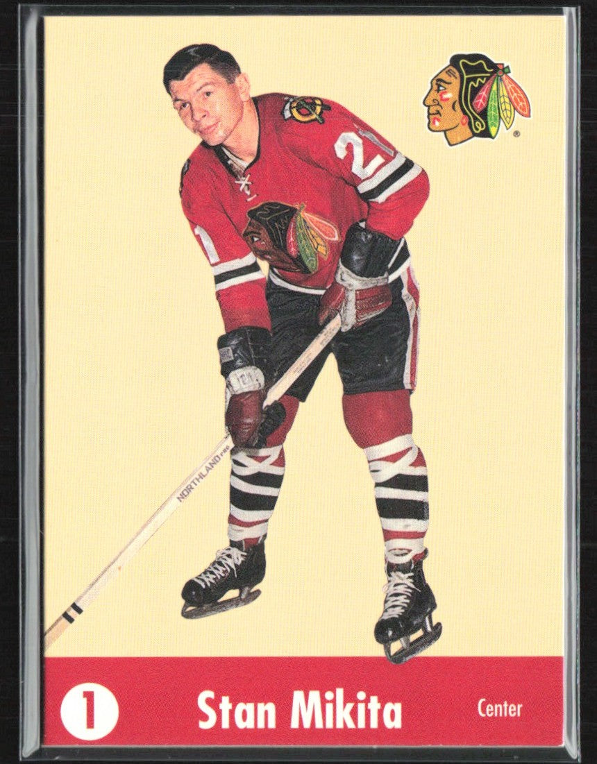 Stan Mikita 2001 Parkhurst In the Game Chicago Blackhawks
