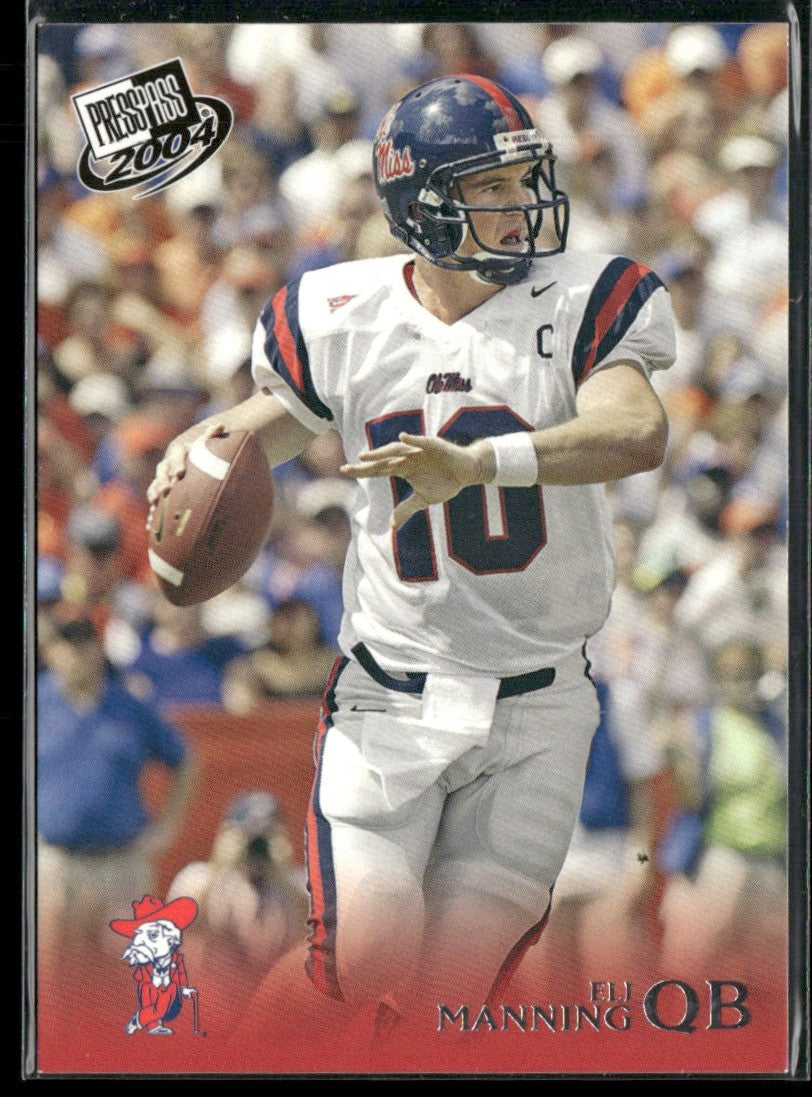 Eli Manning 2004 Press Pass #45 Ole Miss Rebels