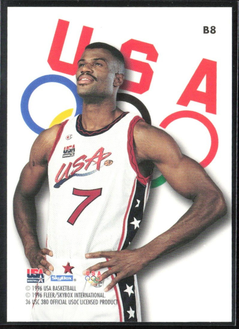David Robinson 1996 SkyBox USA #B8 USA
