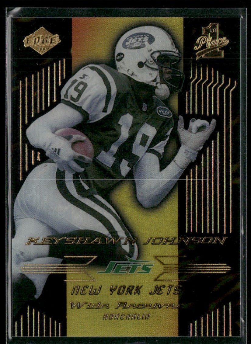 Keyshawn Johnson 1999 Collector's Edge 1st Place Adrenalin /1000 #A15