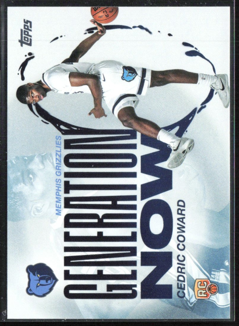 Cedric Coward 2025 Topps Generation Now RC #GN-11 Memphis Grizzlies