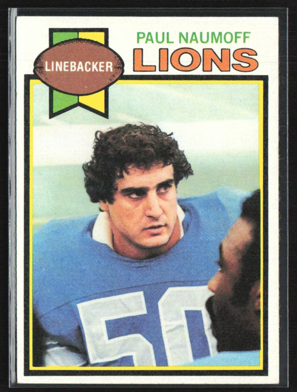Paul Naumoff 1979 Topps #447 Detroit Lions