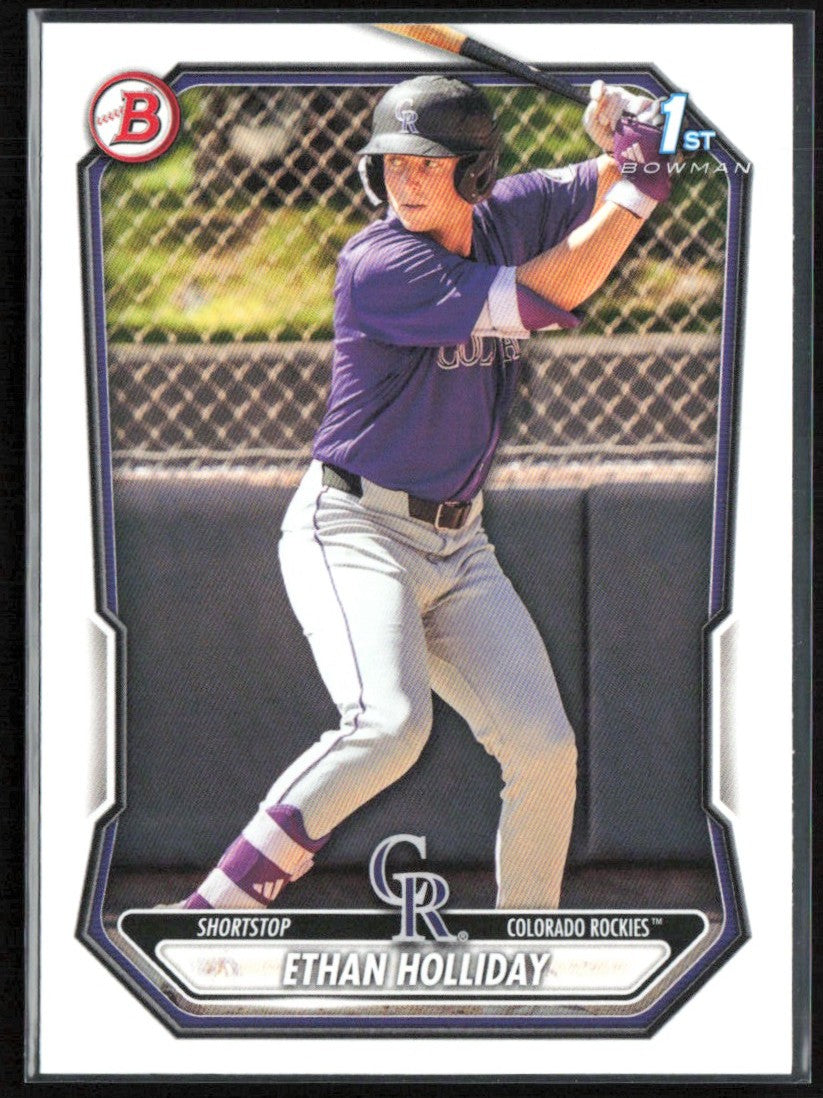 Ethan Holliday 2026 Bowman #BP-1 Colorado Rockies