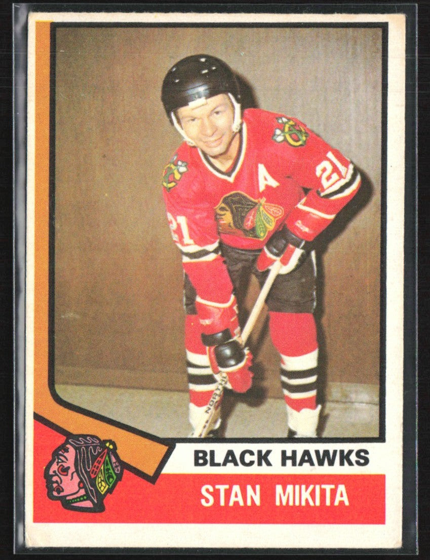 Stan Mikita 1974 O-Pee-Chee #20 Chicago Blackhawks