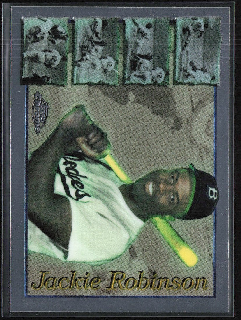 Jackie Robinson 1997 Topps Chrome #42 Brooklyn Dodgers