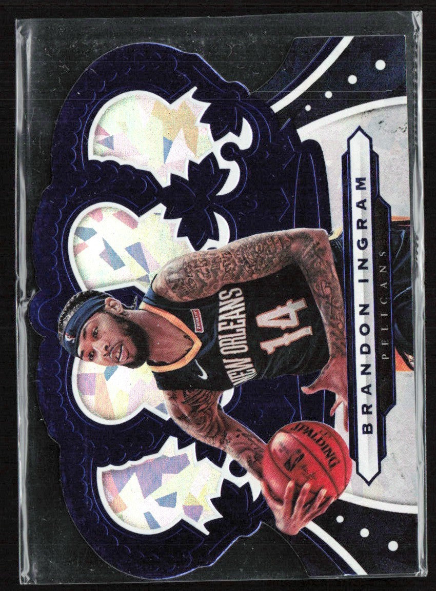 Brandon Ingram 2019 Panini Crown Royale Crystal Blue /99 #70