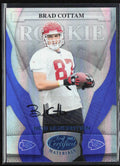 Brad Cottam 2008 Leaf Certified Materials New Generation Mirror Blue RC AUTO