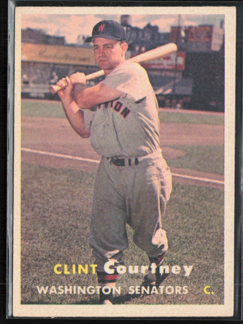 Clint Courtney 1957 Topps #51 Washington Senators