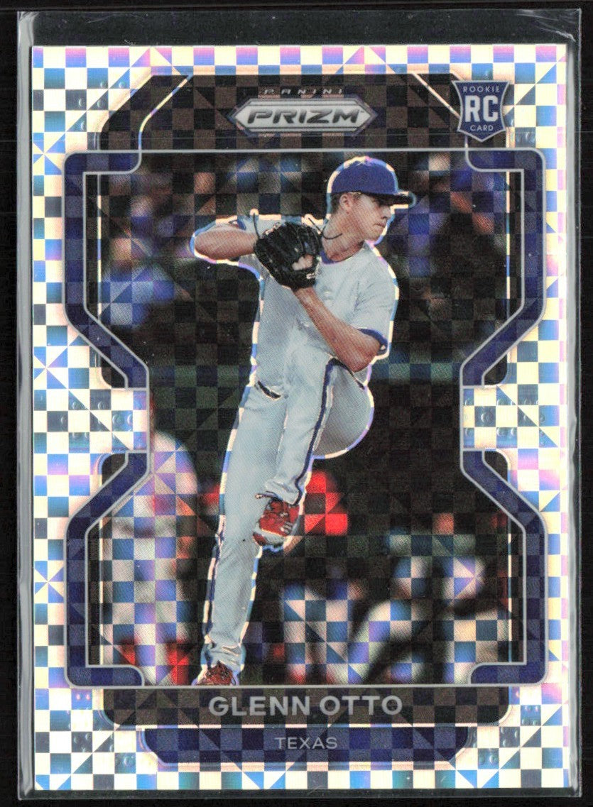 Glenn Otto 2022 Panini Prizm Power Plaid RC /75 #103 Texas Rangers