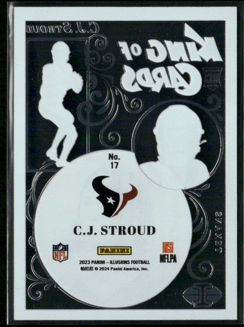 C.J. Stroud 2023 Panini Illusions King of Cards RC #17 Houston Texans