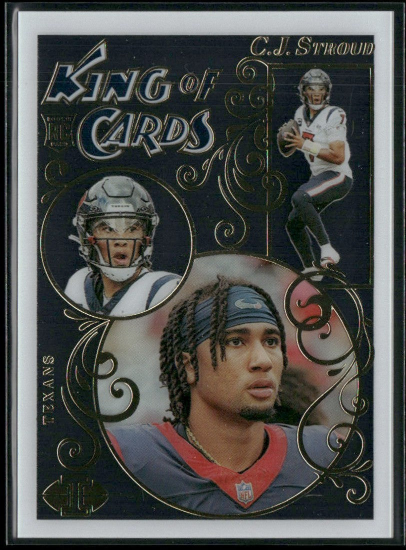 C.J. Stroud 2023 Panini Illusions King of Cards RC #17 Houston Texans