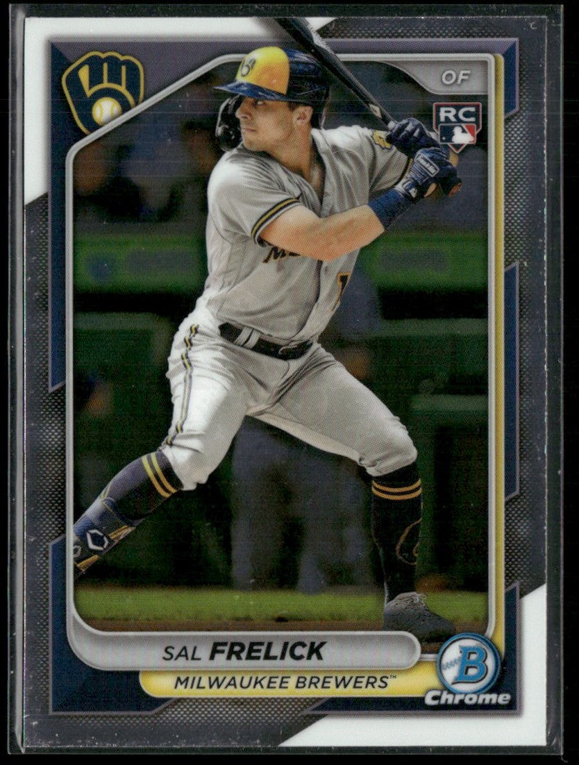Sal Frelick 2024 Bowman Chrome RC #23 Milwaukee Brewers