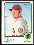 Mike Trout 2022 Topps Heritage #100 Los Angeles Angels