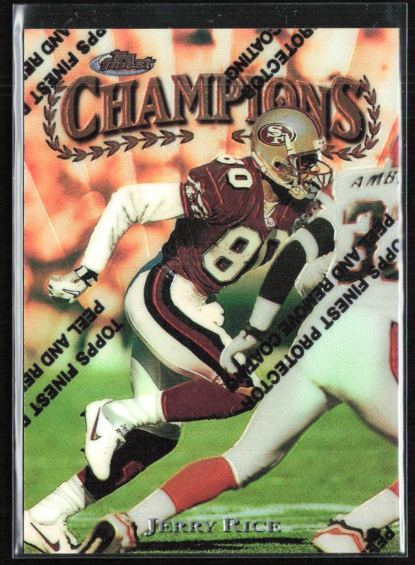 Jerry Rice 1997 Topps Finest #220 San Francisco 49ers