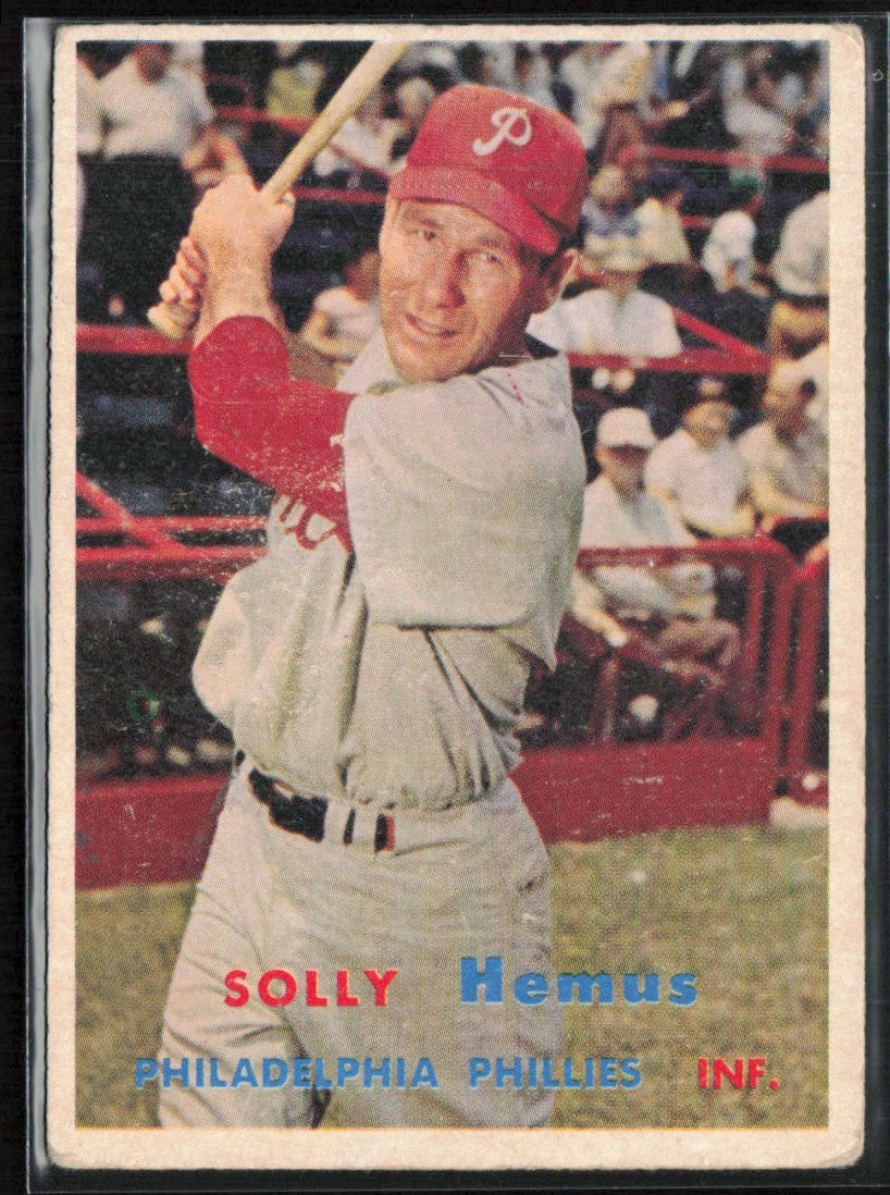Solly Hemus 1957 Topps #231 Philadelphia Phillies