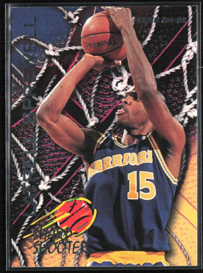 Latrell Sprewell 1995 Fleer Sharp Shooter #10 Golden State Warriors