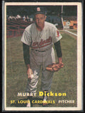 Murry Dickson 1957 Topps #71 St. Louis Cardinals
