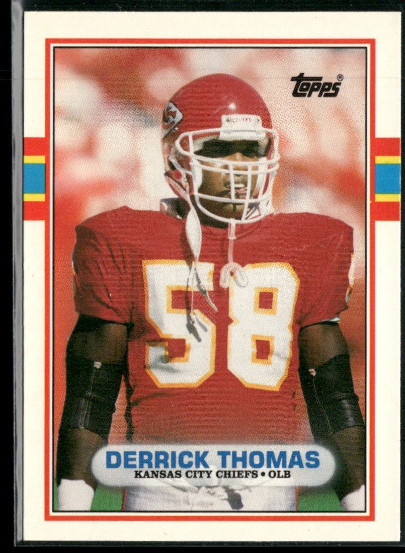 Derrick Thomas 1989 Topps Traded RC #90T Kansas City Chiefs