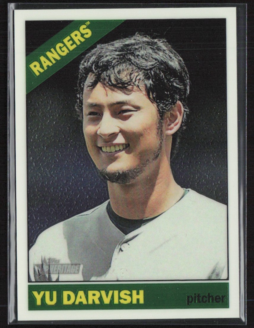 Yu Darvish 2015 Topps Heritage Chrome /999 #THC-497 Texas Rangers
