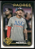 Jackson Merrill 2024 Topps Update 2024 All-Star Game RC #ASG-49 San Diego Padres