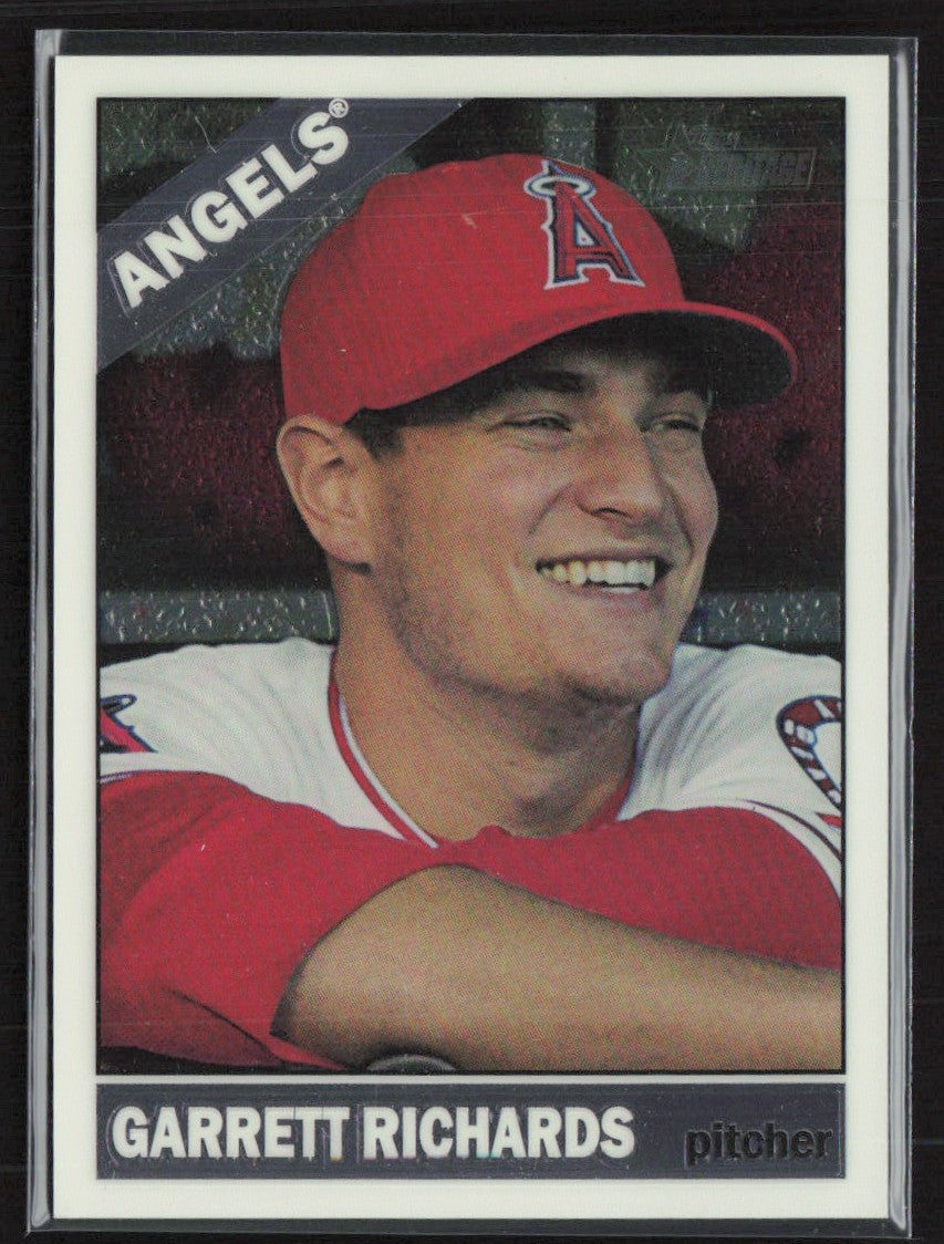 Garrett Richards 2015 Topps Heritage Chrome /999 #THC-340 Los Angeles Angels