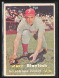 Marv Blaylock 1957 Topps #224 Philadelphia Phillies