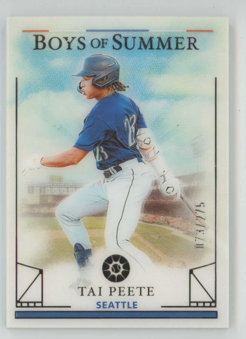 Tai Peete 2024 Panini Boys of Summer /275 #78 Seattle Mariners