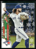 Bo Bichette 2020 Topps Holiday RC #HW94 Toronto Blue Jays