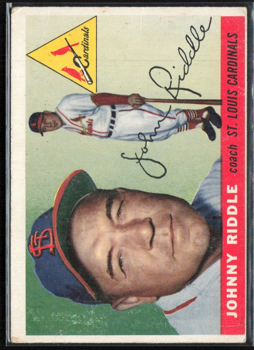 Johnny Riddle 1955 Topps #98 St. Louis Cardinals