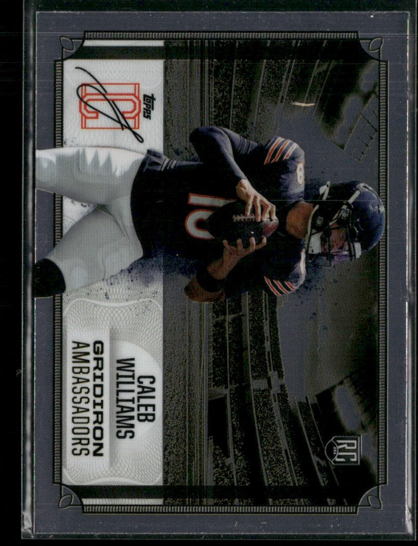 Caleb Williams 2024 Topps Signature Class Gridiron Ambassadors RC #GA-1