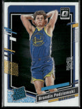Brandin Podziemski 2023 Donruss Optic RC #203 Golden State Warriors