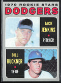 Jack Jenkins Bill Buckner 1970 Topps RC #286 Los Angeles Dodgers