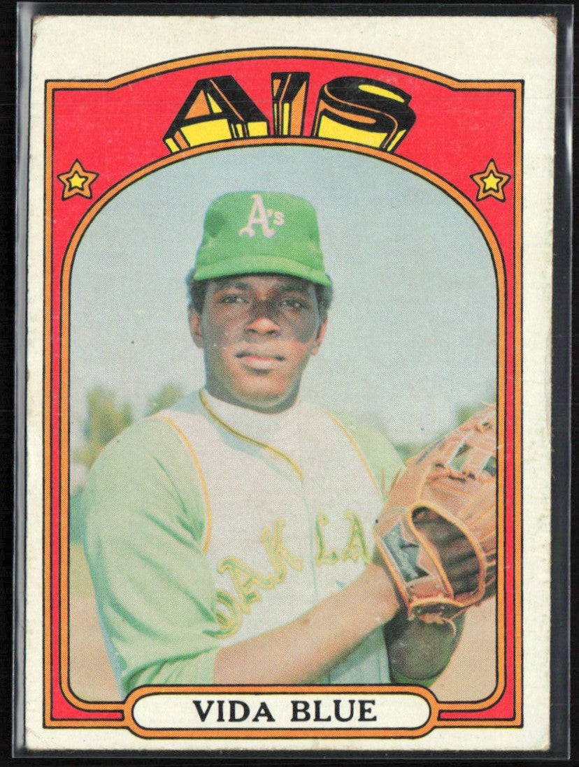 Vida Blue 1972 Topps #169 Oakland Athletics