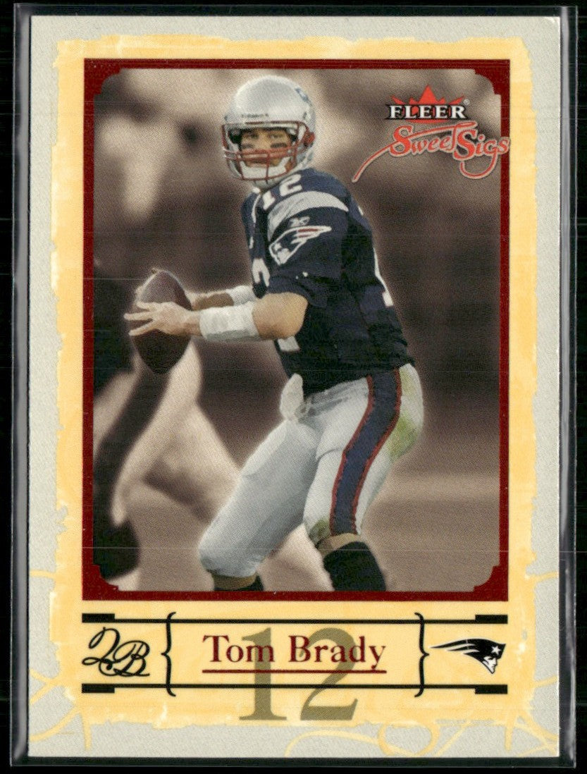 Tom Brady 2004 Fleer Sweet Sigs #60 New England Patriots