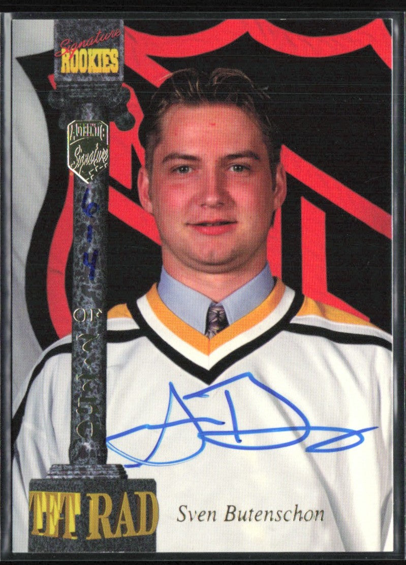 Sven Butenschon 1994 Signature Rookies TetRad AUTO /7750 #CIV
