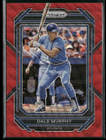 Dale Murphy 2023 Panini Prizm Ruby Wave #198 Atlanta Braves
