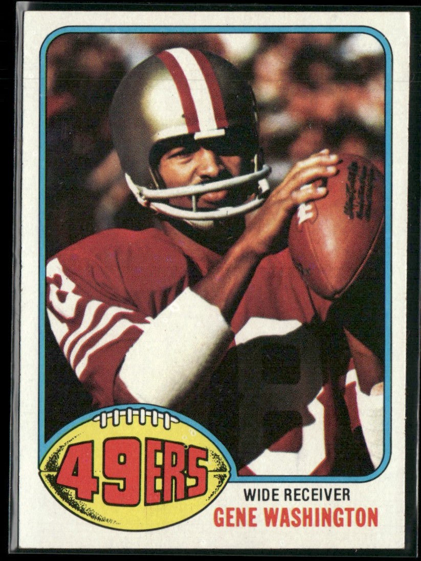 Gene Washington 1976 Topps #418 San Francisco 49ers
