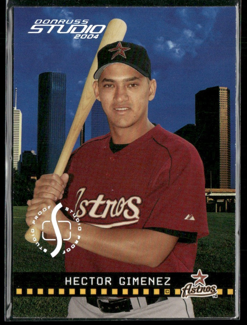 Hector Gimenez 2004 Donruss Studio Proof RC /100 #231 Houston Astros