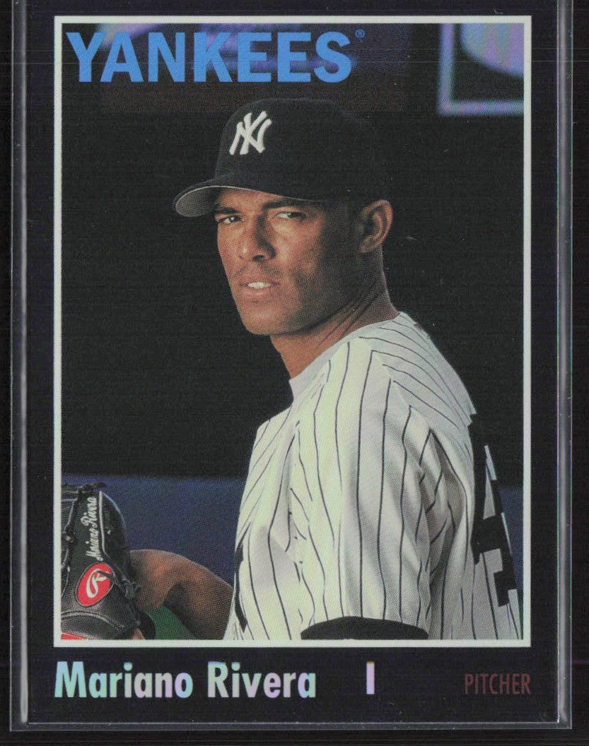 Mariano Rivera 2024 Topps Archives 1970 Black Foilboard #122 New York Yankees